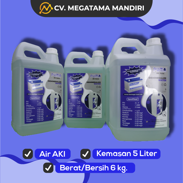 Air AKI Demineralize Water - 5 Liter