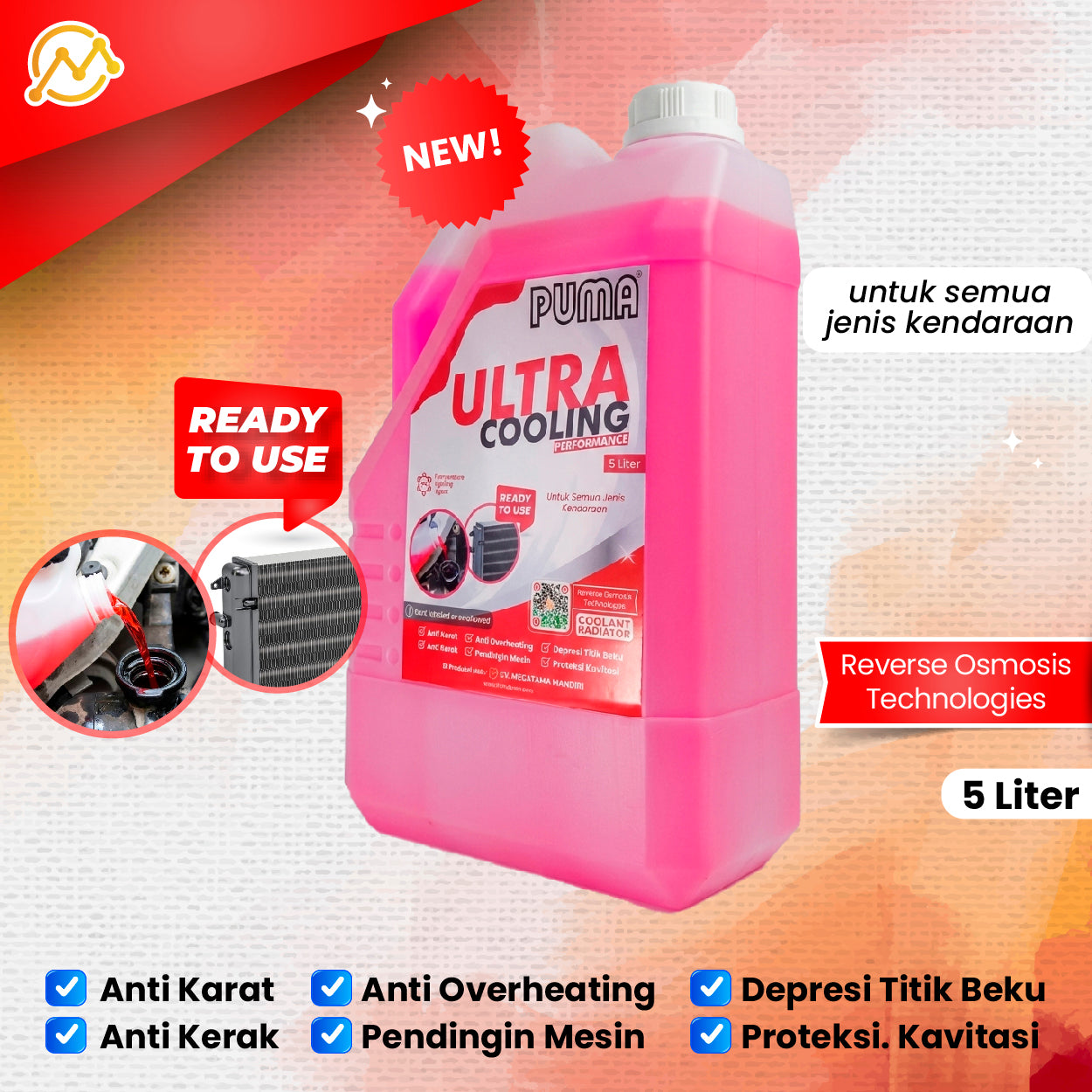 NEW ULTRA Coolant Radiator