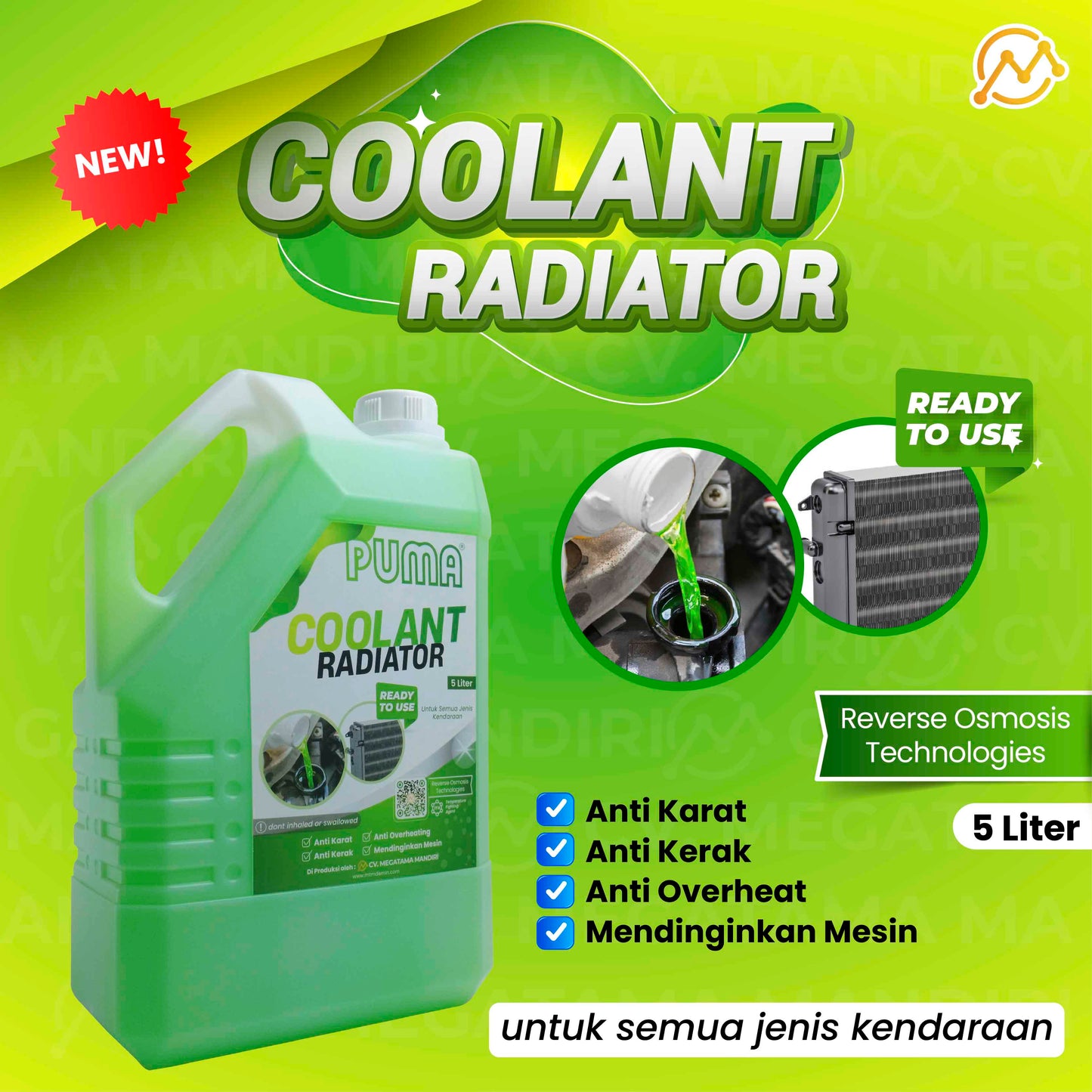 ALL VARIAN - Coolant Radiator Pendingin Mesin