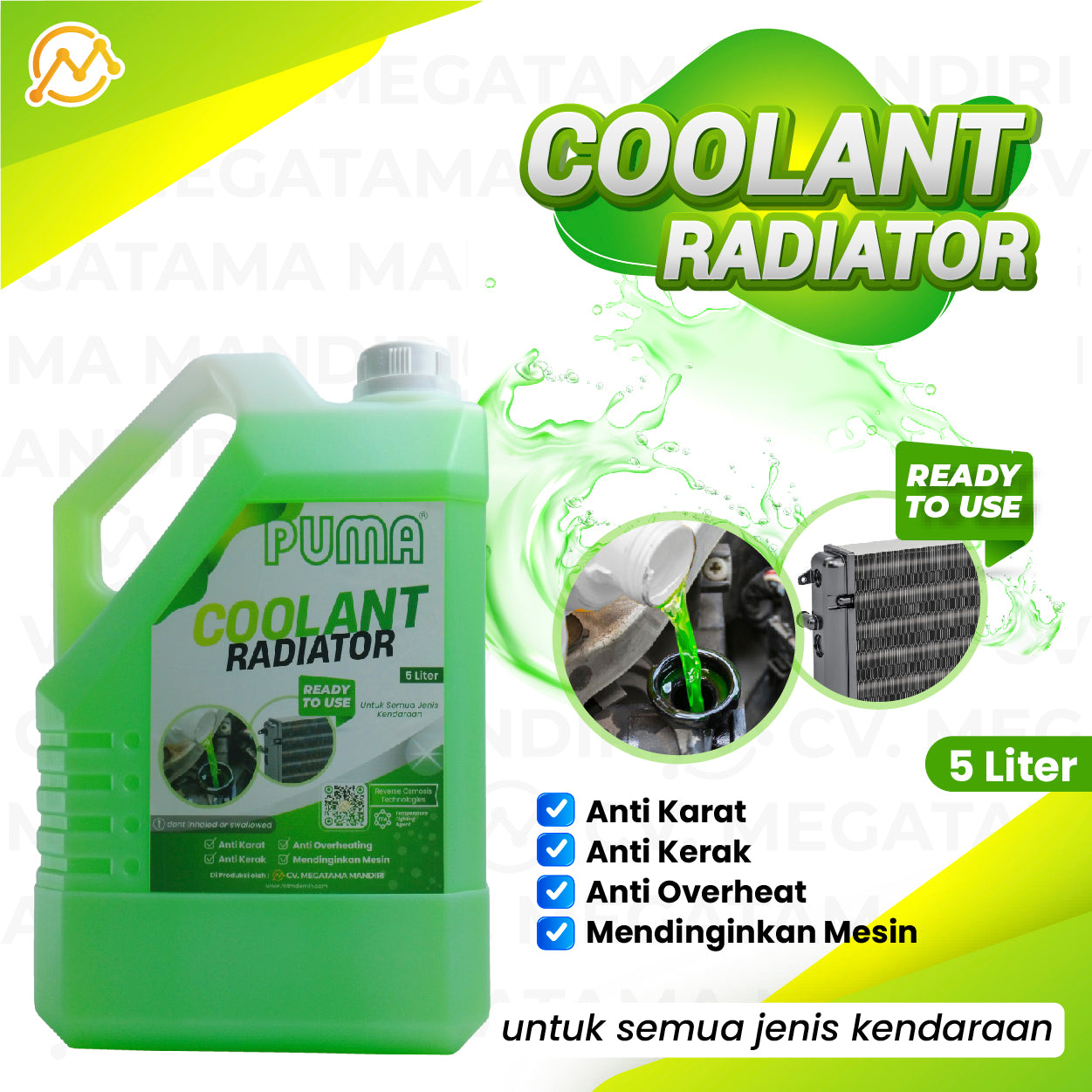 ALL VARIAN - Coolant Radiator Pendingin Mesin