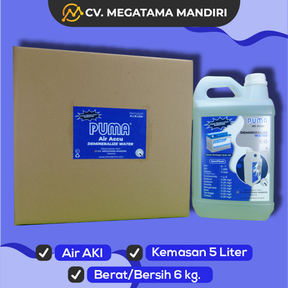 Air AKI Demineralize Water - (5 Liter x4)