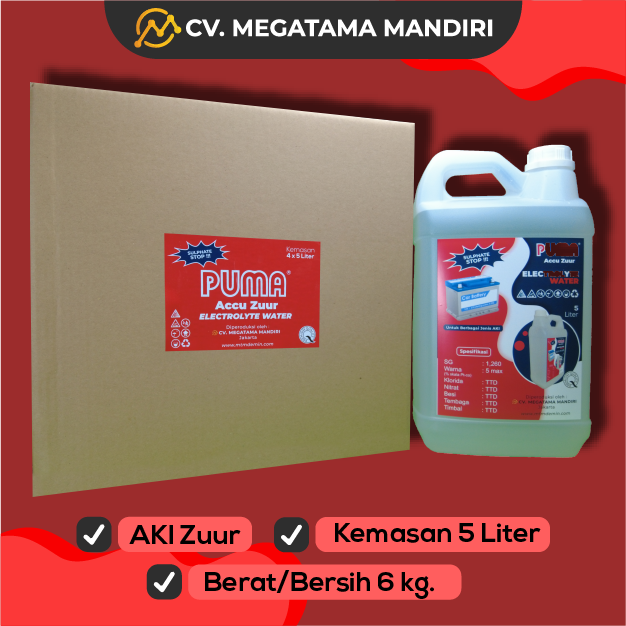 Air Zuur Electrolyte Water - (5 Liter x4)