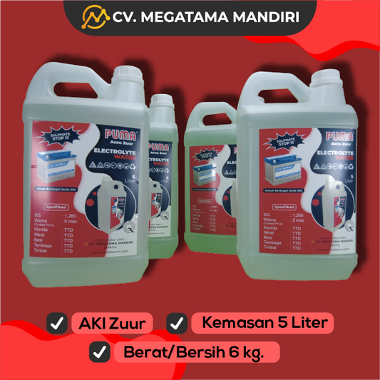 Air Zuur Electrolyte Water - 5x2 Liter