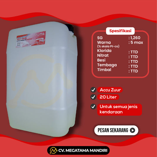 Air Zuur Electrolyte Water - 20 Liter