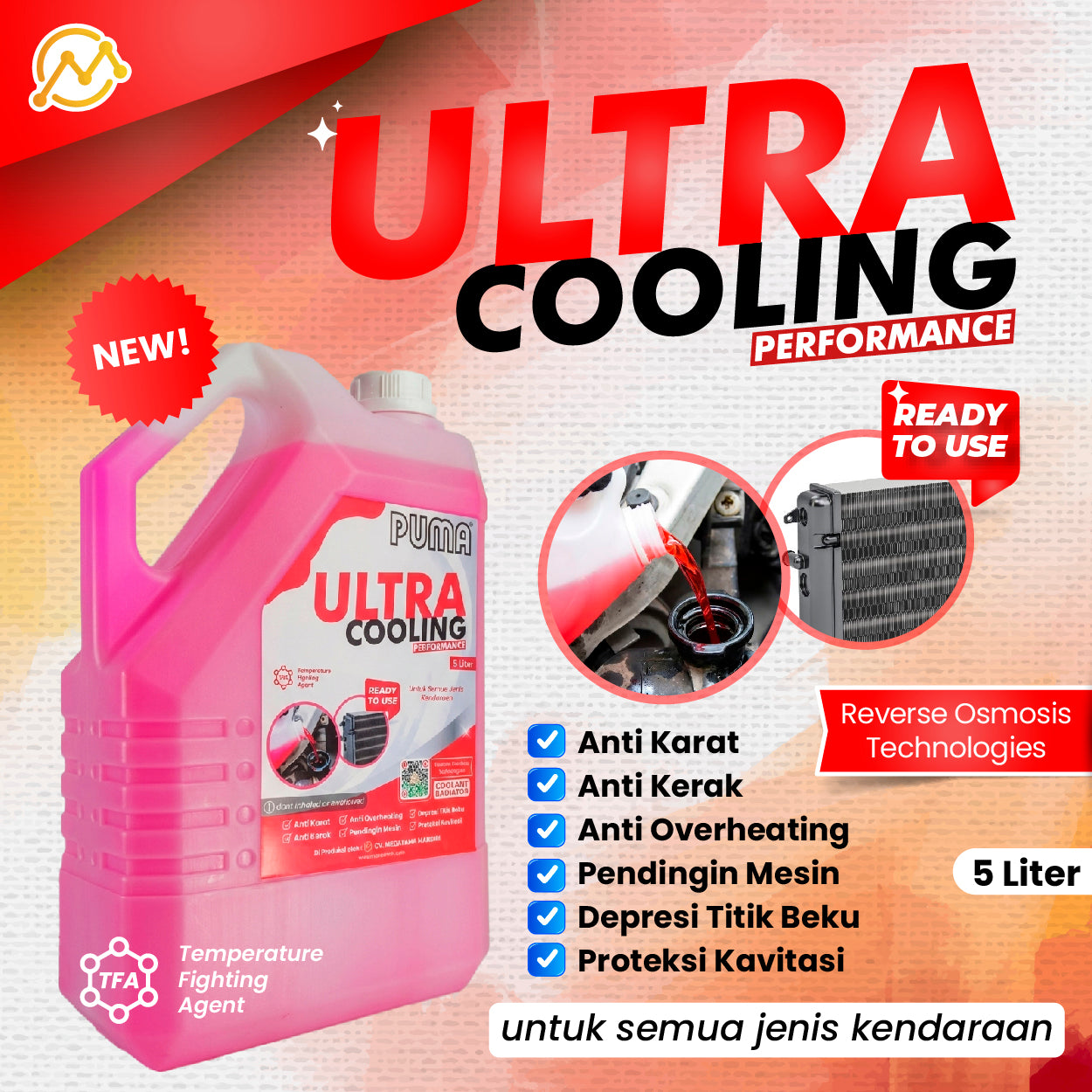 ALL VARIAN - Coolant Radiator Pendingin Mesin
