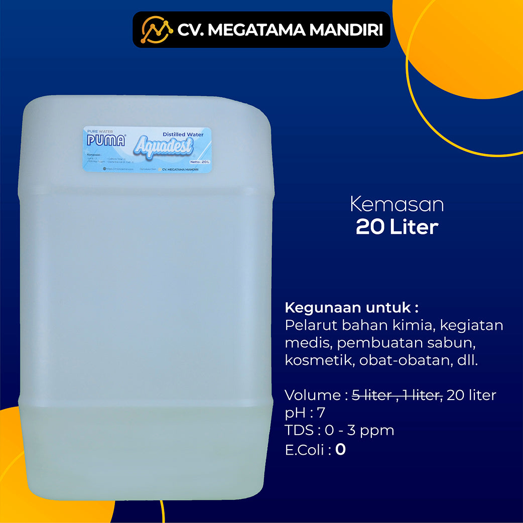 ALL VARIAN - Aquadest Distilled Water Air Suling