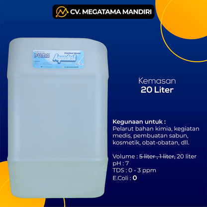 ALL VARIAN - Aquadest Distilled Water Air Suling
