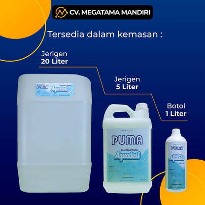 Aquadest Distilled Water - 20 Liter
